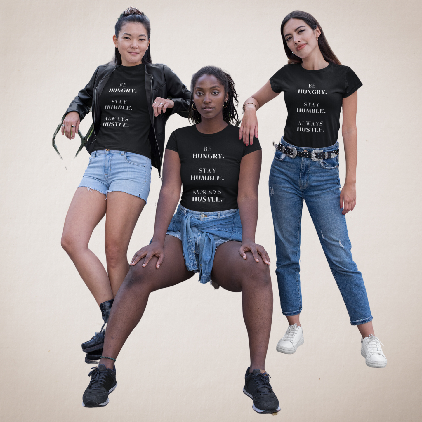 Hungry, Humble & Hustle T- Shirt | WOMEN